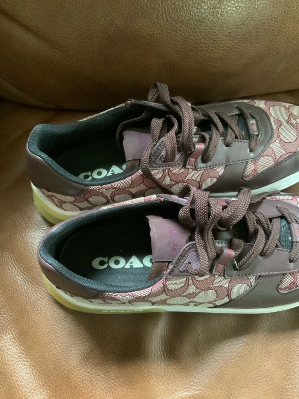 COACH citysole court Sneakers. Barely worn. Work, travel, school. Sz. 10 D - Picture 6 of 7